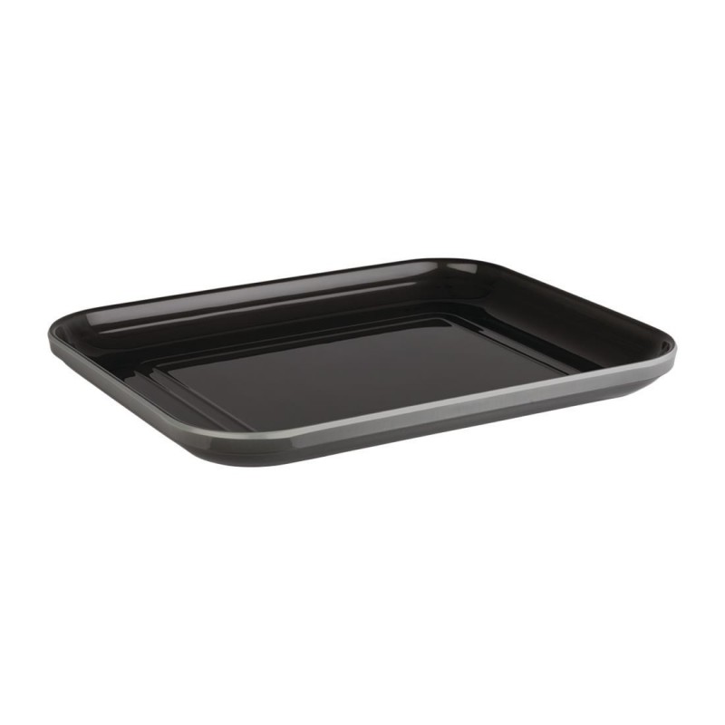 Plateau gris GN 1/2 Emma APS 325 x 265 mm FT254 APS Plateau gris GN 1/2 Emma APS 325 x 265 mm FT254 APS