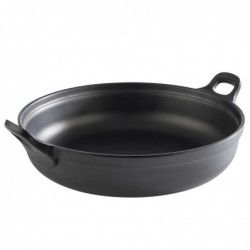 Plat à paella noir APS 280mm  FT264 APS