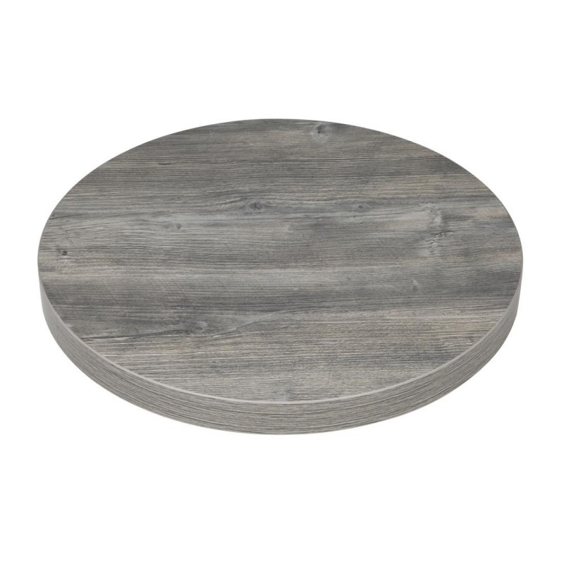 Plateau de table rond pré-percé en mélamine Bolero gris 600 mm FT292 Bolero Plateau de table rond pré-percé en mélamine Bolero gris 600 mm FT292 Bolero