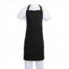 Tablier bavette Whites polyester-coton noir XL B887 Whites Chefs Clothing