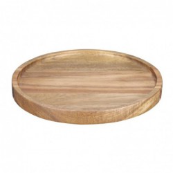 Assiette ronde en acacia Olympia 200mm  FT611 Olympia