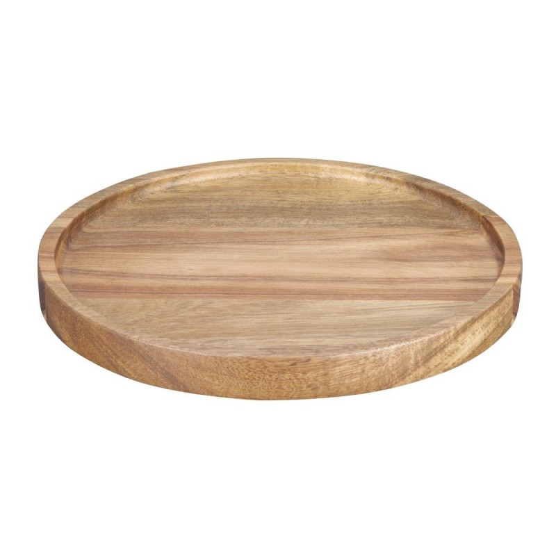 Assiette ronde en acacia Olympia 200mm FT611 Olympia Assiette ronde en acacia Olympia 200mm FT611 Olympia