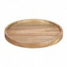 Assiette ronde en acacia Olympia 200mm  FT611 Olympia