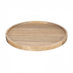 Assiette ronde en acacia Olympia 250mm  FT612 Olympia