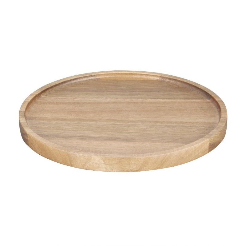 Assiette ronde en acacia Olympia 250mm FT612 Olympia Assiette ronde en acacia Olympia 250mm FT612 Olympia