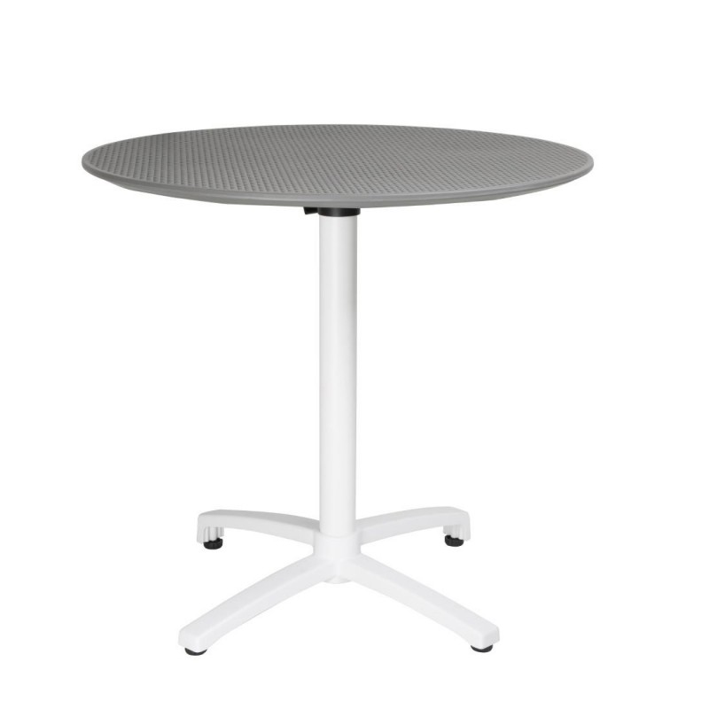 Table pliante en polypropylène Bolero 800mm gris foncé FT621 Bolero Table pliante en polypropylène Bolero 800mm gris foncé FT621 Bolero