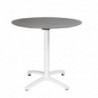 Table pliante en polypropylène Bolero 800mm gris foncé FT621 Bolero