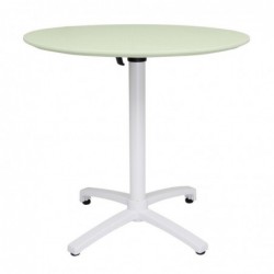 Table pliante en polypropylène Bolero 800mm vert menthe FT623 Bolero