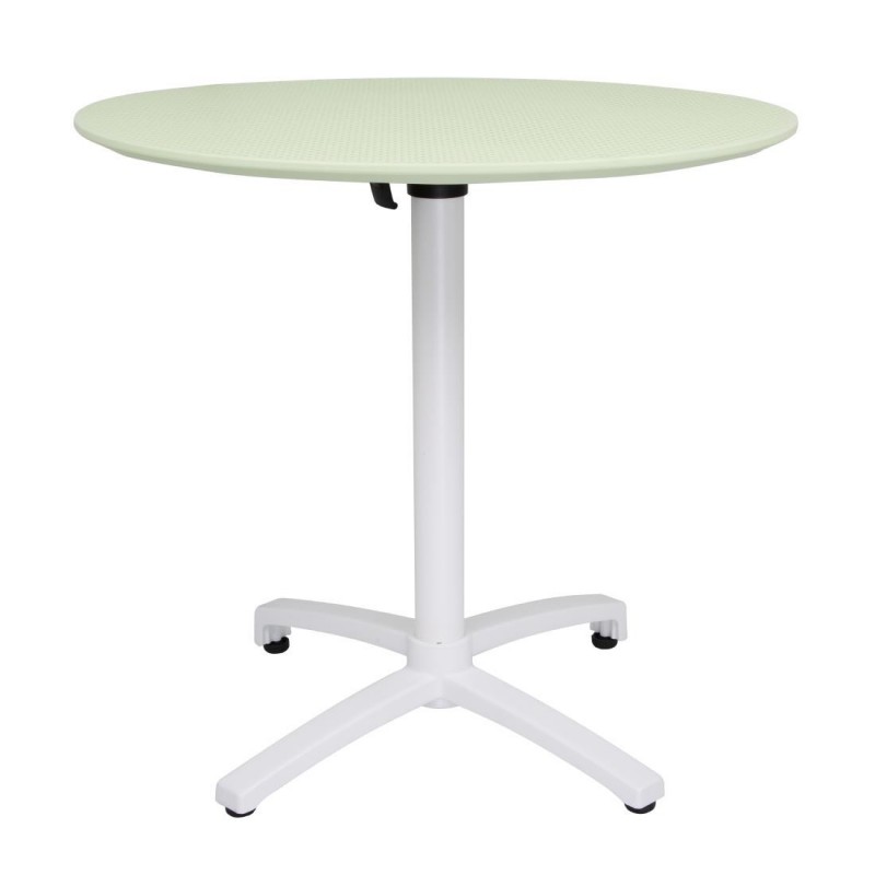 Table pliante en polypropylène Bolero 800mm vert menthe FT623 Bolero Table pliante en polypropylène Bolero 800mm vert menthe FT623 Bolero
