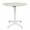 Table pliante en polypropylène Bolero 800mm vert menthe FT623 Bolero