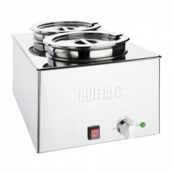 Bain-marie avec pots ronds Buffalo FT695 Buffalo