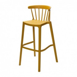 Chaise de bar d'extérieur Windson jaune foncé (lot de 4) FT977 Sans Marque