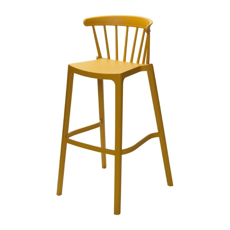 Chaise de bar d'extérieur Windson jaune foncé (lot de 4) FT977 Sans Marque Chaise de bar d'extérieur Windson jaune foncé (lot de 4) FT977 Sans Marque