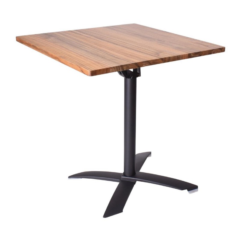 Table bistro pliante d'intérieur Helsinki 70x70cm FT986 Sans Marque Table bistro pliante d'intérieur Helsinki 70x70cm FT986 Sans Marque