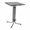 Table haute carrée pliante Limburg 70cm FT988 Sans Marque