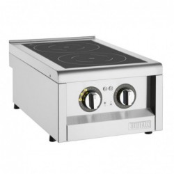 Plaque de cuisson à induction double zone Buffalo Série 600 3kW FU218 Buffalo