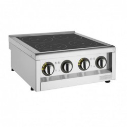 Plaque de cuisson à induction Buffalo Série 600 4 zones 2 x 3 kW FU219 Buffalo
