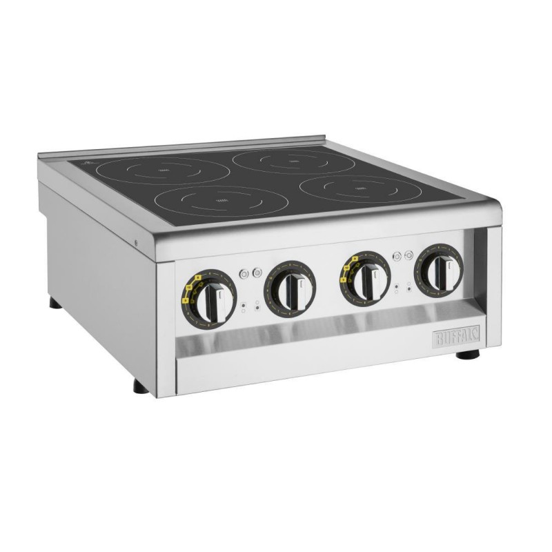 Plaque de cuisson à induction Buffalo Série 600 4 zones 2 x 3 kW FU219 Buffalo Plaque de cuisson à induction Buffalo Série 600 4 zones 2 x 3 kW FU219 Buffalo