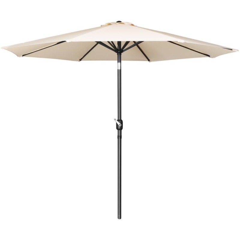 Parasol rond Bolero Seville 3m crème FU503 Bolero Parasol rond Bolero Seville 3m crème FU503 Bolero