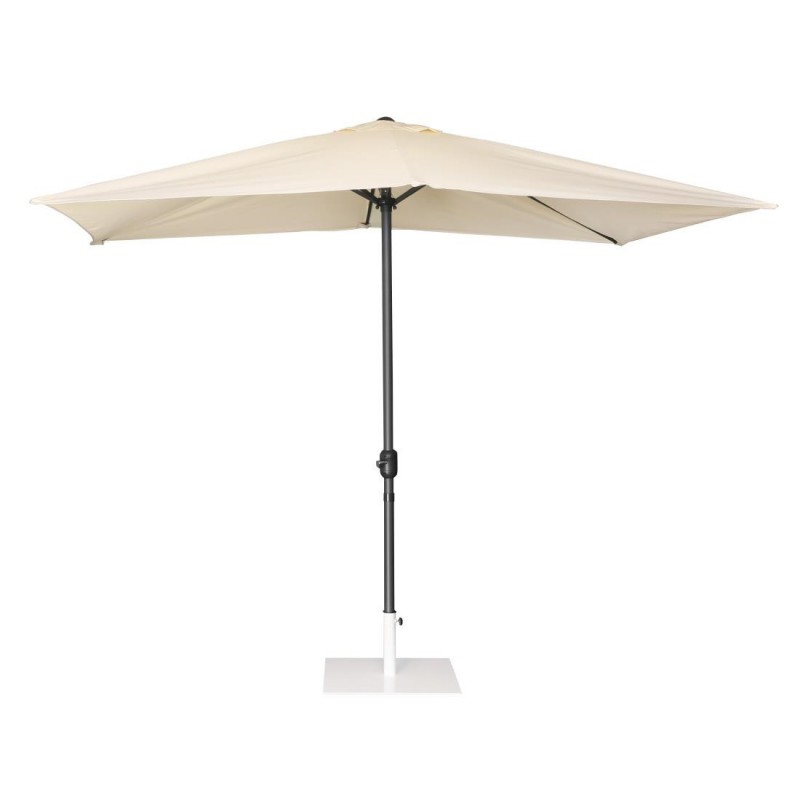 Parasol rectangulaire Bolero Seville 2x3m crème FU505 Bolero Parasol rectangulaire Bolero Seville 2x3m crème FU505 Bolero