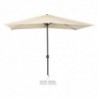 Parasol rectangulaire Bolero Seville 2x3m crème FU505 Bolero