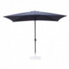 Parasol rectangulaire Bolero Seville 2x3m bleu marine FU506 Bolero