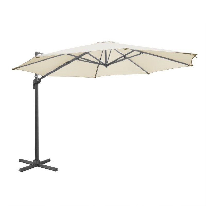 Parasol déporté professionnel Bolero Venice crème 3 Parasol déporté professionnel Bolero Venice crème 3