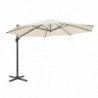 Parasol déporté professionnel Bolero Venice crème 3