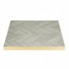 Plateau de table carré pré-percé Bolero Chevron 700mm FU512 Bolero