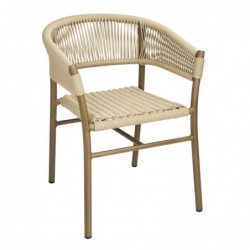 Fauteuils en corde naturelle tressée Bolero Florence (lot de 2) FU532 Bolero