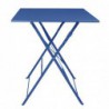 Table de terrasse carrée Bolero Perth bleu marine foncé FU540 Bolero
