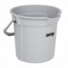 Seau gradué Jantex gris avec bec verseur 14 litres FU589 Jantex