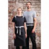 Tablier serveur court denim Southside noir 760mm B995 Southside