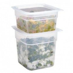 Boîtes de stockage avec couvercle Cambro FreshPro (lot de 2 x 0