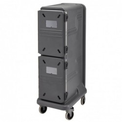 Grand chariot Pro Cart Ultra Cambro chaud/froid 2 portes anthracite FU693 Cambro