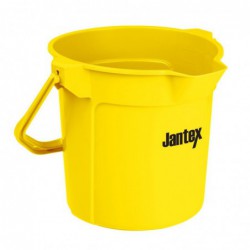Seau gradué avec bec verseur Jantex 10L jaune  FU834 Jantex
