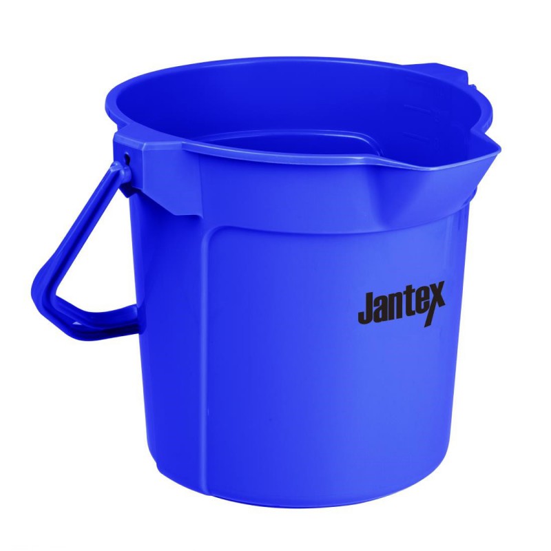 Seau gradué avec bec verseur Jantex 10L bleu  FU835 Jantex