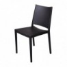 Chaises d'extérieur en polypropylène empilables Florence noires (lot de 4) FW573 Sans Marque