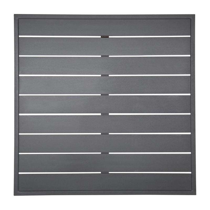 Plateau de table carré en aluminium Bolero gris foncé 700 mm FW597 Bolero Plateau de table carré en aluminium Bolero gris foncé 700 mm FW597 Bolero