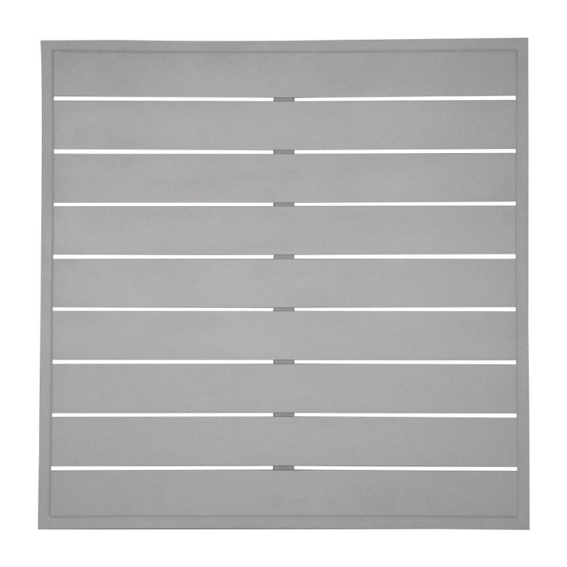 Plateau de table carré en aluminium Bolero gris clair 700 mm FW598 Bolero Plateau de table carré en aluminium Bolero gris clair 700 mm FW598 Bolero