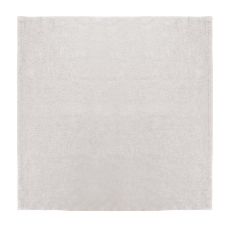 Serviettes de table en lin Olympia écrues 400x400mm (lot de 12) FW699 Olympia Serviettes de table en lin Olympia écrues 400x400mm (lot de 12) FW699 Olympia