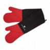 Gant de cuisine double en silicone sans couture MasterClass rouge FW884 Sans Marque