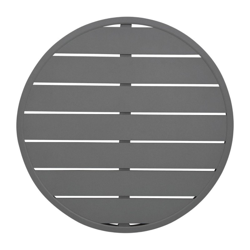 Plateau de table rond en aluminium Bolero gris foncé 580 mm FX037 Bolero Plateau de table rond en aluminium Bolero gris foncé 580 mm FX037 Bolero