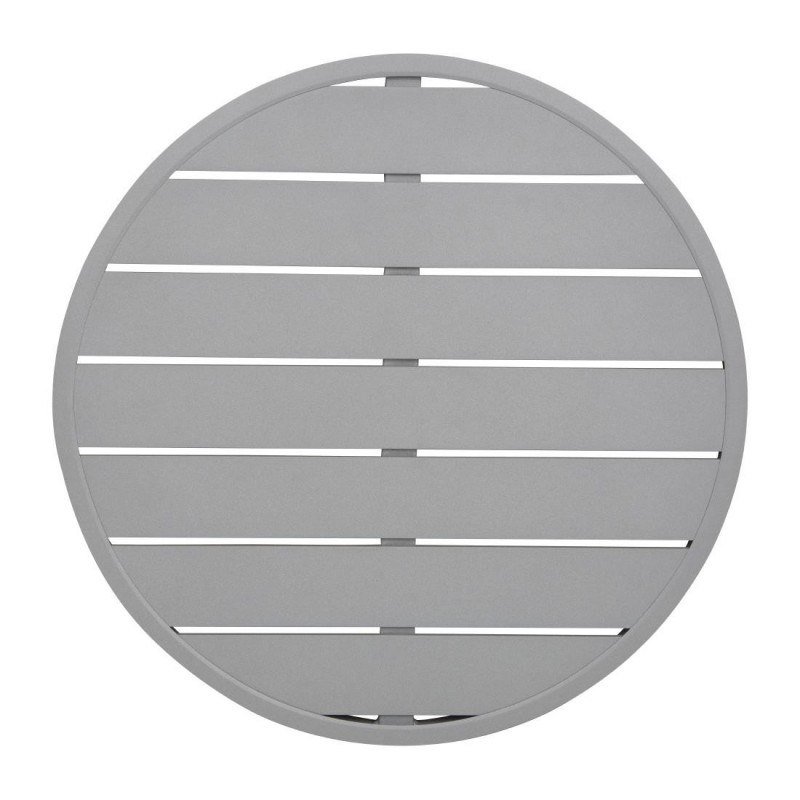 Plateau de table rond en aluminium Bolero gris clair 580 mm FX038 Bolero Plateau de table rond en aluminium Bolero gris clair 580 mm FX038 Bolero