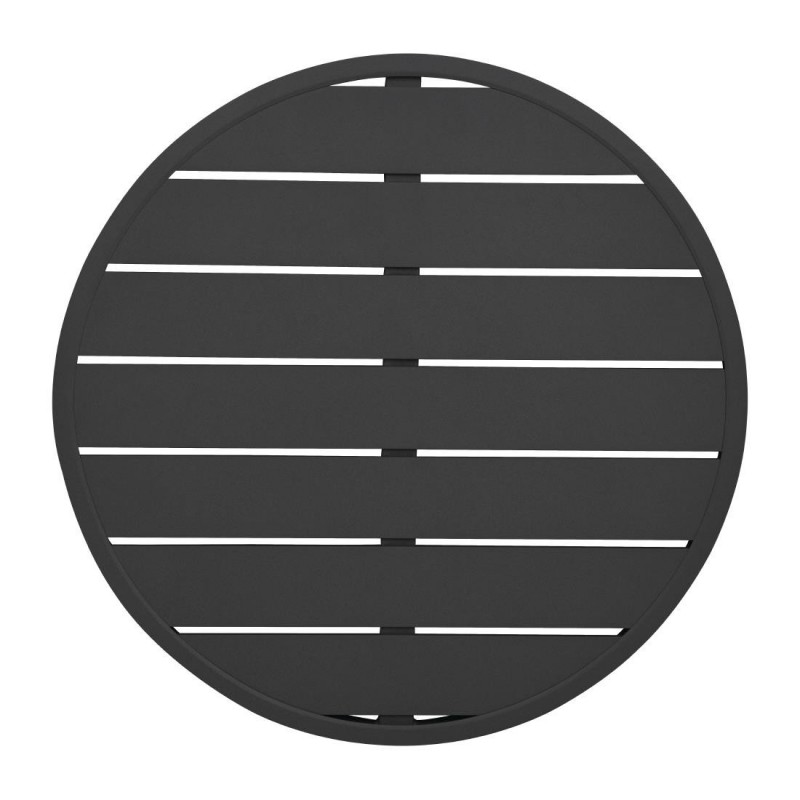 Plateau de table rond en aluminium Bolero noir 580 mm FX039 Bolero Plateau de table rond en aluminium Bolero noir 580 mm FX039 Bolero