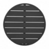 Plateau de table rond en aluminium Bolero noir 580 mm FX039 Bolero