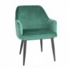 Chaises en velours Bolero Lia vertes (lot de 2) FX070 Bolero