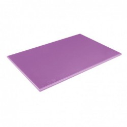 Planche à découper haute densité Hygiplas violette  450x300x25mm FX102 Hygiplas