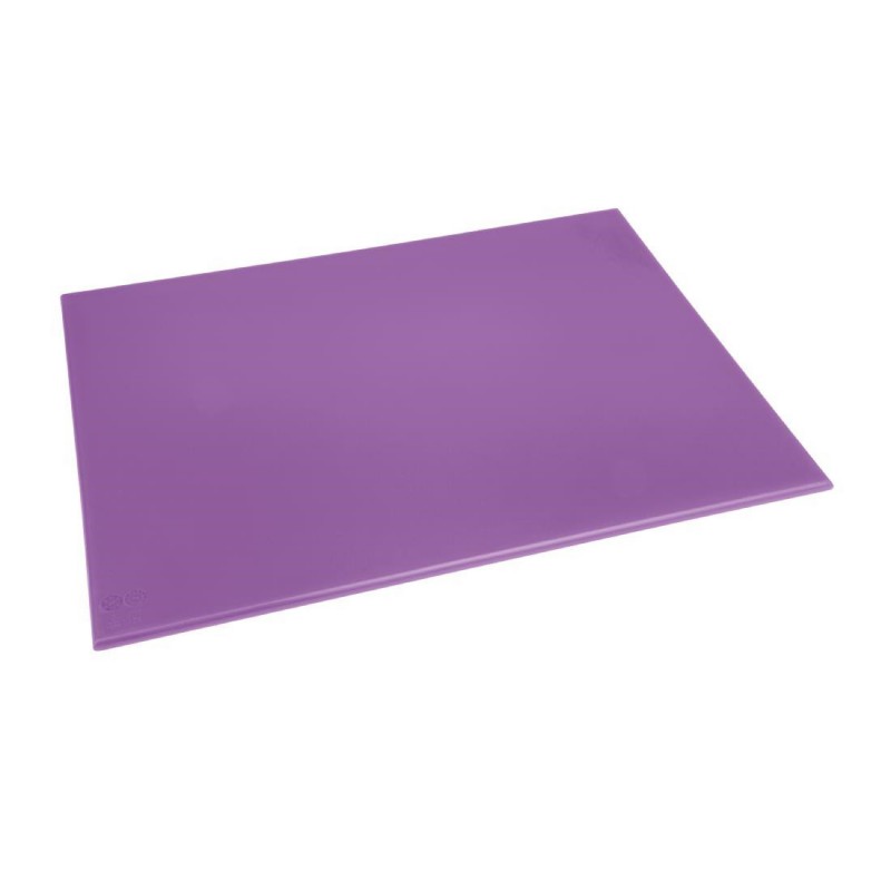 Planche à découper haute densité Hygiplas violette 600x450x12mm FX103 Hygiplas Planche à découper haute densité Hygiplas violette 600x450x12mm FX103 Hygiplas