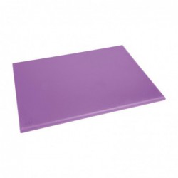 Planche à découper haute densité Hygiplas violette  600x450x25mm FX104 Hygiplas